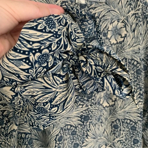 Morris & Co X Target Blue White Floral Dress  12 - Picture 11 of 13